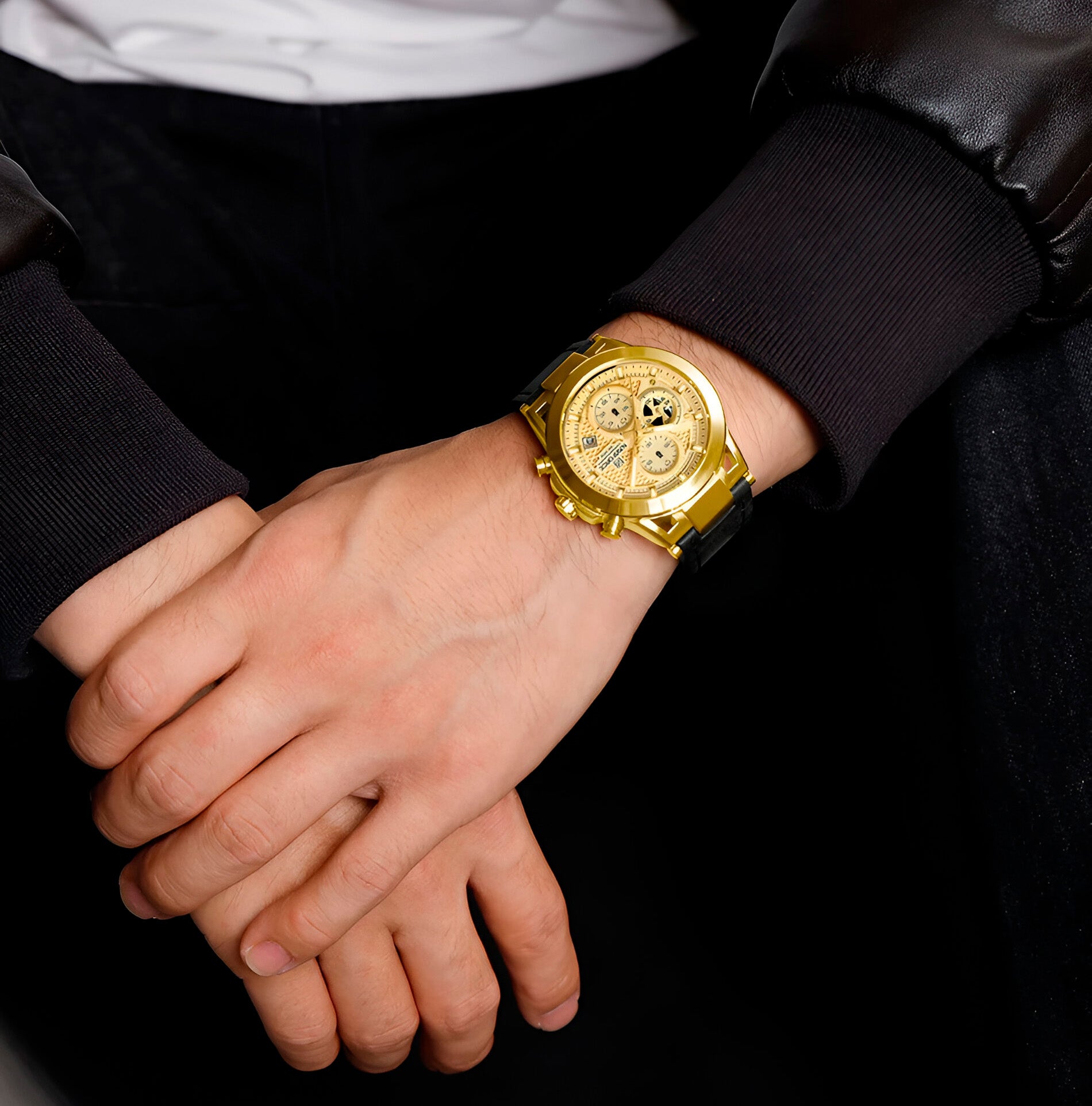 Reloj Naviforce Casual Nf8073 Crono Homb